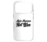 Carcasa para iPhone 17 Pro Make Hummus Not War - Peace Middle East Foodie Vegan