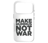 Carcasa para iPhone 17 Pro Make Hummus Not War - Peace Middle East Foodie Vegan