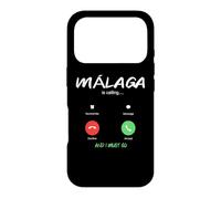 Carcasa para iPhone 17 Pro Málaga está Llamando y Tengo Que IR a España de Viaje