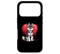 Carcasa para iPhone 17 Pro Mamá de San Valentín de Klee Klee Kai Love Mini Husky