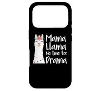 Carcasa para iPhone 17 Pro Mama Llama No Time For Drama Bohemia Linda Mamá Regalo