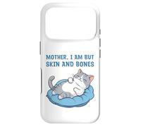 Carcasa para iPhone 17 Pro Mamá, Soy Pero Piel y Huesos Gracioso Gato mamá Amante de los Gatos