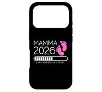 Carcasa para iPhone 17 Pro Mamma 2026 Loading Annuncio Gravidanza Bimba Femmina