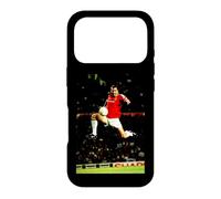 Carcasa para iPhone 17 Pro Manchester United Eric Cantona Leap Copa Mundial de Fútbol