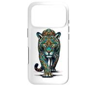 Carcasa para iPhone 17 Pro Mandala Art Jaguar Jaguars Zoo