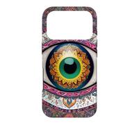 Carcasa para iPhone 17 Pro Mandala Evil Eye Art Style Boho Hippie Estética