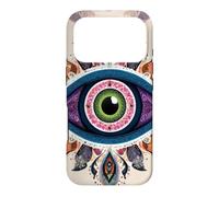 Carcasa para iPhone 17 Pro Mandala Evil Eye Art Style Boho Hippie Estética Tribal