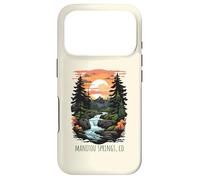 Carcasa para iPhone 17 Pro Manitou Springs, Colorado, EE. UU., diseño panorámico Retro de montañas
