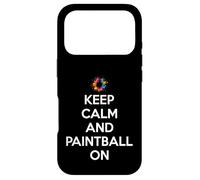 Carcasa para iPhone 17 Pro Mantén la Calma y Juega al Paintball en Paintball
