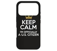 Carcasa para iPhone 17 Pro Mantener la Calma Ciudadanía Americana Ciudadanía Naturalización