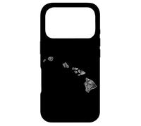 Carcasa para iPhone 17 Pro Mapa topográfico topográfico de la Cadena de Islas Hawaianas, Recuerdo de Hawái