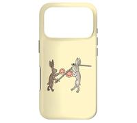 Carcasa para iPhone 17 Pro Marginalia Medieval - Duelo de Espadas de Conejo - MargiKnights
