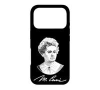 Carcasa para iPhone 17 Pro Marie Curie Mujeres en Ciencias Feminista Profesora de Física