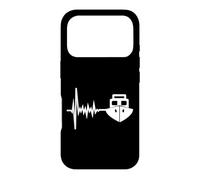 Carcasa para iPhone 17 Pro Marinero Barco Latido del Corazón Barca Fluvial Regalo