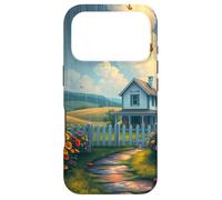 Carcasa para iPhone 17 Pro Mariposa y Cottage Escena