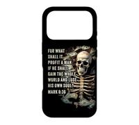 Carcasa para iPhone 17 Pro Mark 8:36 What Shall it Profit - Eternity Verse Warning