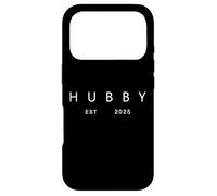 Carcasa para iPhone 17 Pro Marriage Bachelor Party Stag Weekend Fiance Hubby EST 2025