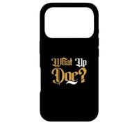 Carcasa para iPhone 17 Pro Marrón Color What Up Doe? Gráfico Marrón