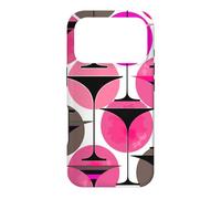 Carcasa para iPhone 17 Pro Martinis inspirados en los años Cincuenta en Magenta y Rosa
