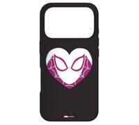 Carcasa para iPhone 17 Pro Marvel Spider-Gwen Ghost Spider - Máscara de corazón para el día de San Valentín