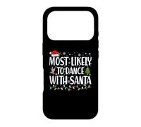 Carcasa para iPhone 17 Pro Más probabilidades de Bailar con Papá Noel - Familia de Navidad a Juego