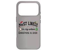 Carcasa para iPhone 17 Pro Más probabilidades de Llorar Cuando la Navidad ha Terminado Diseño navideño
