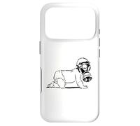 Carcasa para iPhone 17 Pro Máscara de Gas Apocalipsis del Apocalipsis del Juicio Final