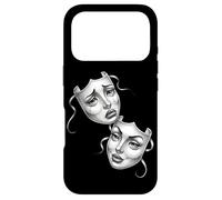 Carcasa para iPhone 17 Pro Máscara de Teatro Chicano Cry Now Smile Later