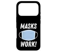 Carcasa para iPhone 17 Pro Masks Work Wear a Face Mask & Social Distance & Hygiene