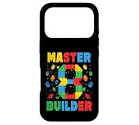 Carcasa para iPhone 17 Pro Master Builder Age, Octavo cumpleaños, Squad Block Building