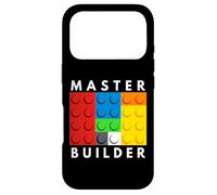 Carcasa para iPhone 17 Pro Master Builder Building Blocks Brick Builders Toys Present