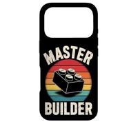 Carcasa para iPhone 17 Pro Master Builder Building Blocks Brick Builders Toys Present