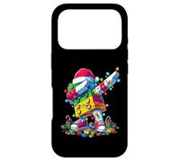 Carcasa para iPhone 17 Pro Master Builder Kids Building Blocks Dabbing Christmas Lights