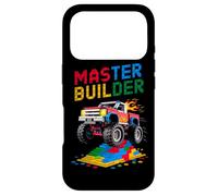 Carcasa para iPhone 17 Pro Master Builder Monster Truck - Bloques de construcción para niños