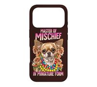 Carcasa para iPhone 17 Pro Master of Mischief in Miniature Form Chihuahua
