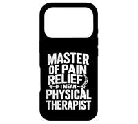 Carcasa para iPhone 17 Pro Master of Pain Relief Funny Fisioterapeuta