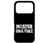 Carcasa para iPhone 17 Pro Master of The Final Table Funny Skilled Poker Player Quotes
