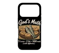 Carcasa para iPhone 17 Pro Matemáticas de Dios 5 Panes 2 Pescado 5000 Comidas Cristiano Jesús Biblia