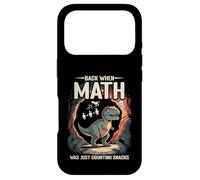 Carcasa para iPhone 17 Pro Matemáticas Dino Matemáticas Profesor Álgebra Dinosaurio Matemáticas