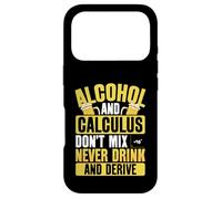 Carcasa para iPhone 17 Pro Matemáticas Nerd Alcohol & Cálculo No Mezclar matemáticas