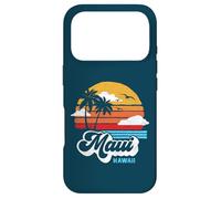 Carcasa para iPhone 17 Pro Maui Beach Hawaii Vintage Surf Throwback 80s Graphic