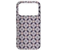 Carcasa para iPhone 17 Pro Mauve Lavender Purple Star Geometry Pattern