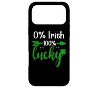 Carcasa para iPhone 17 Pro MAX 0% Irish 100% Lucky St Patricks Funny Kiss Me Im Irish Ish