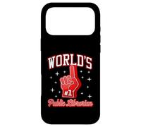 Carcasa para iPhone 17 Pro MAX #1 Public Librarian World - Gráfico de Dedos de Espuma número uno