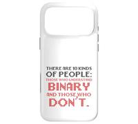 Carcasa para iPhone 17 Pro MAX 10 Tipos de Personas Que Saben Binario Que no programan