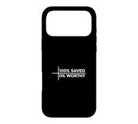 Carcasa para iPhone 17 Pro MAX 100% Saved 0% Worthy