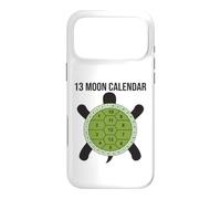 Carcasa para iPhone 17 Pro MAX 13 Moon Turtle Lunar Calendario Naturaleza Diseño Shell