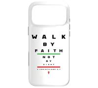 Carcasa para iPhone 17 Pro MAX 2 Corinthians 5:7 - Walk by Faith Not by Sight Vision Chart