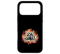 Carcasa para iPhone 17 Pro MAX 20% Hotter Than You Llamas Divertido Sarcástico