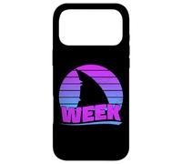 Carcasa para iPhone 17 Pro MAX 2025 Week Retro Shark Fin Lover Sea Ocean Animal Summer Trip